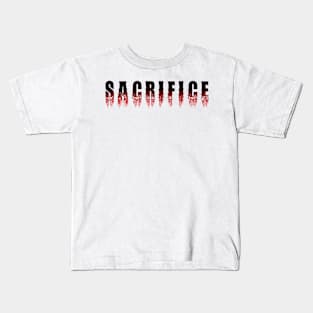 Sacrifice/ Death Metal Design Kids T-Shirt